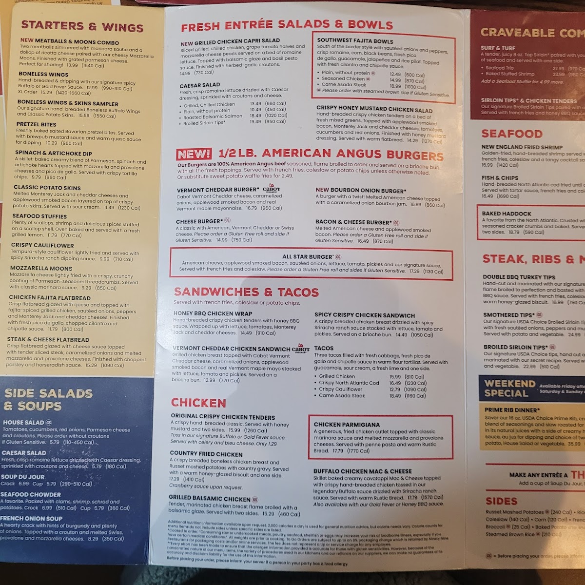 99 Restaurants Photo Menu 1