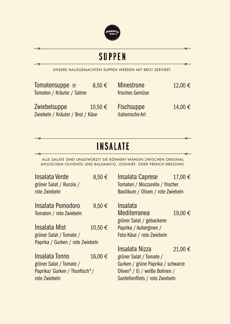 Pizzeria Il Faro Photo Menu 7