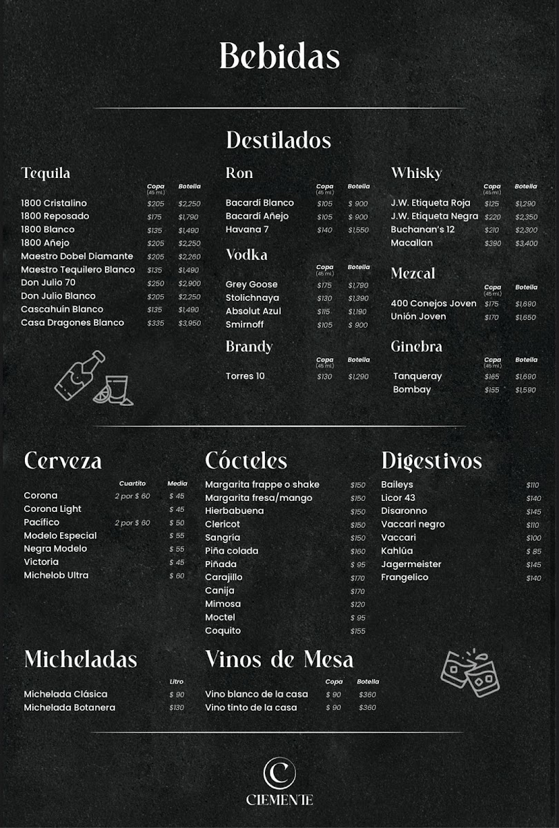 Clemente Restaurante Photo Menu 3