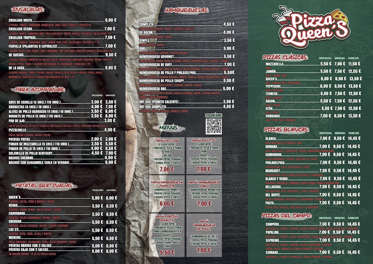 Pizza Queen's - Fernán Núñez Photo Menu 2