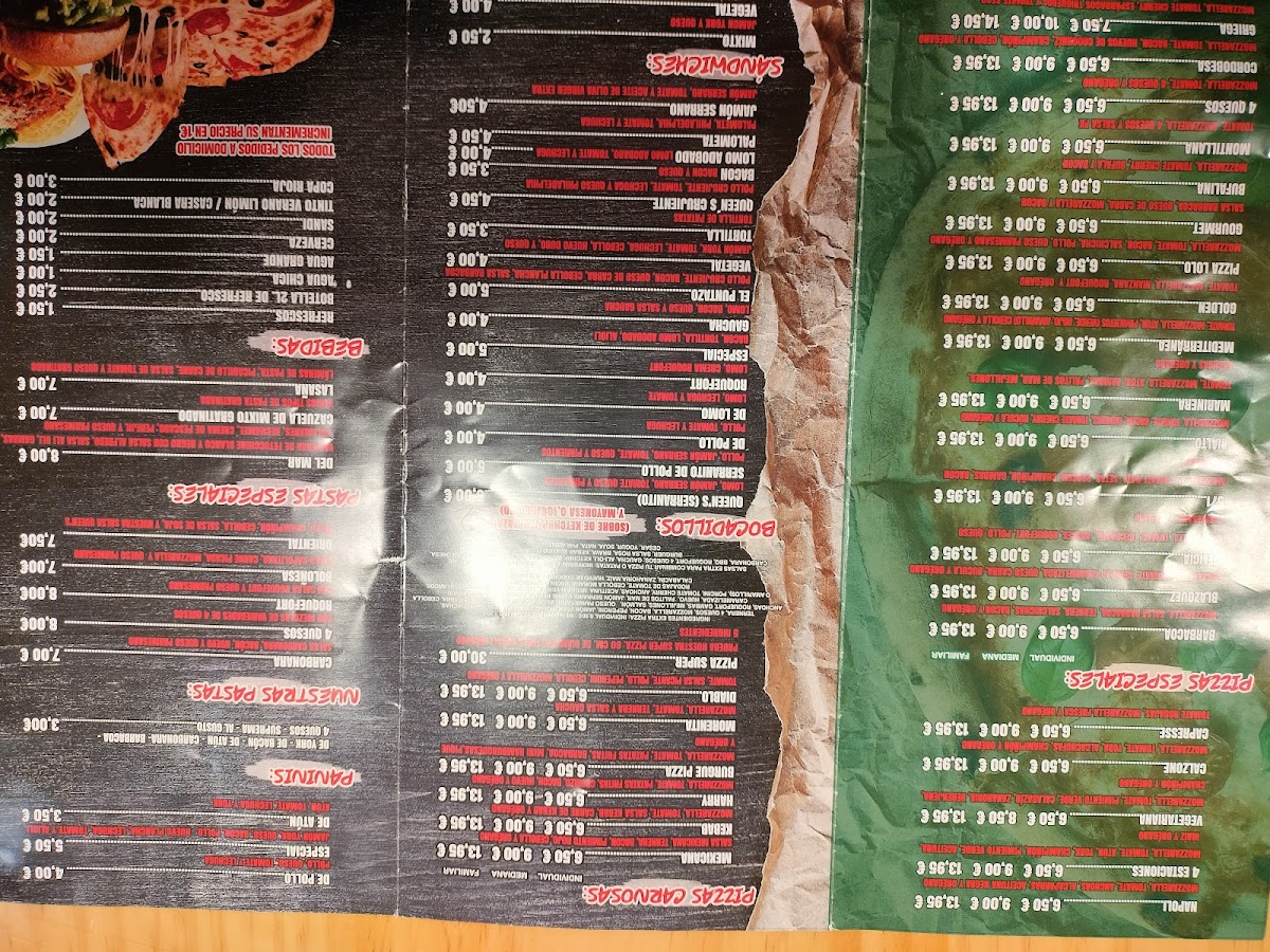 Pizza Queen's - Fernán Núñez Photo Menu 4