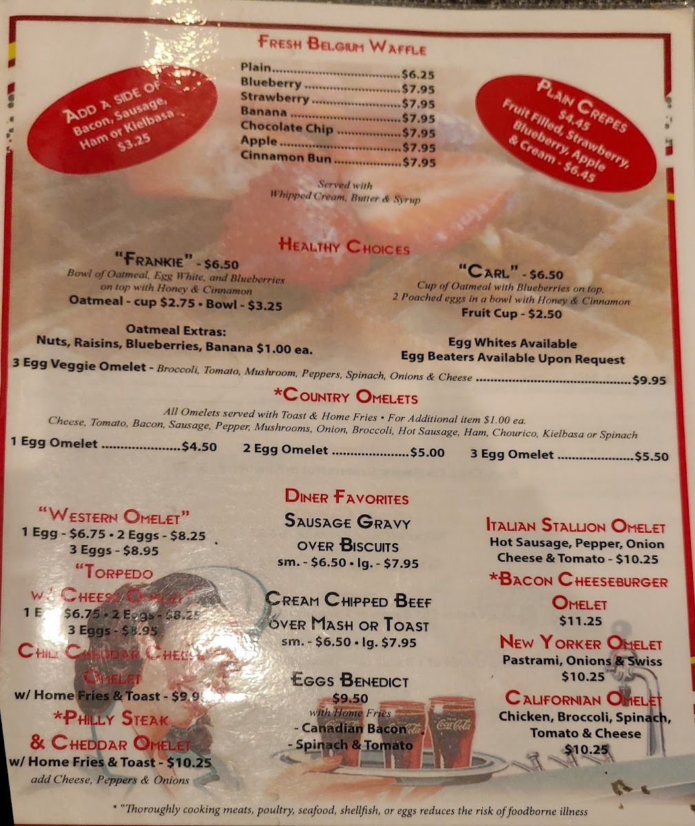 Charlene's Diner Photo Menu 5