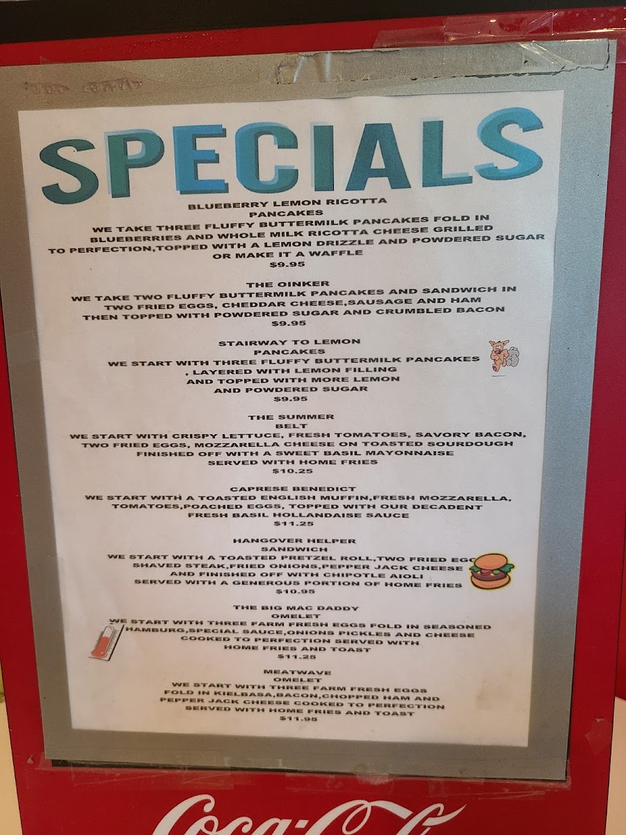 Charlene's Diner Photo Menu 7