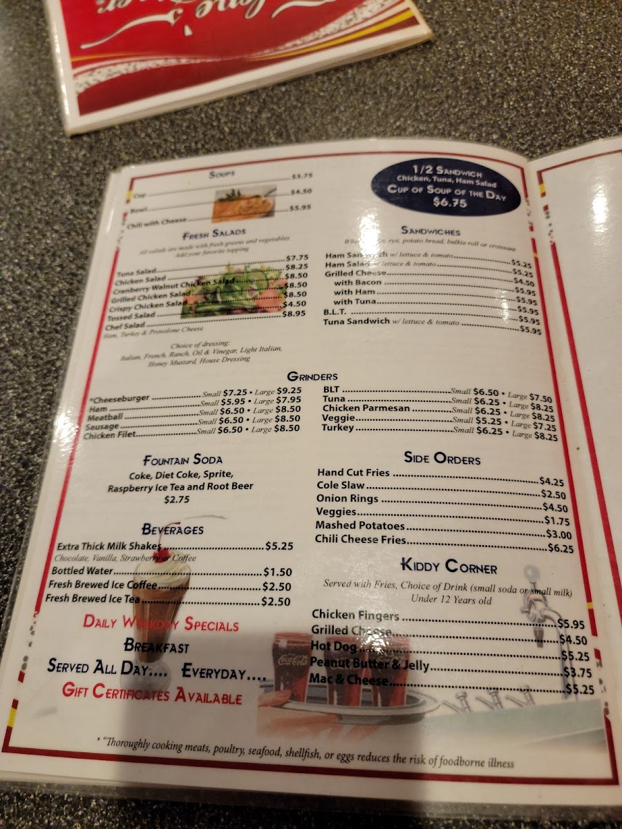 Charlene's Diner Photo Menu 9