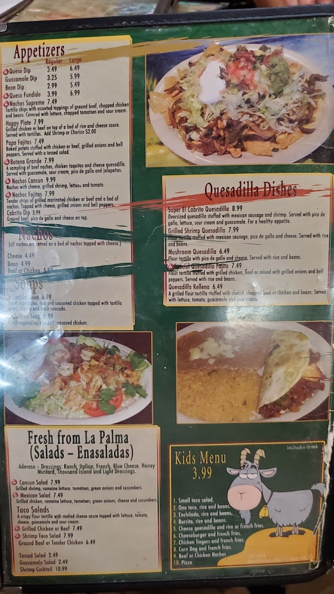 El Cabrito Grill and Bar Photo Menu 9