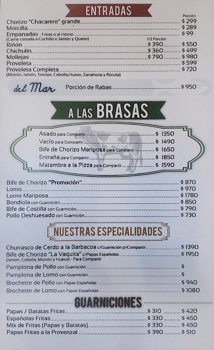 La Vaquita de Chaca Photo Menu 7