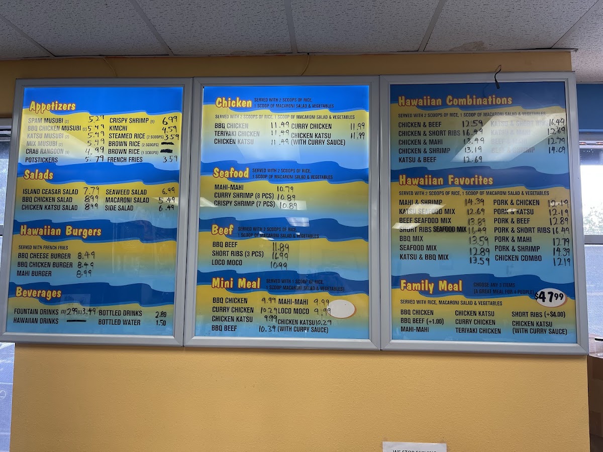 Ahi Hawaiian BBQ #1 Photo Menu 1