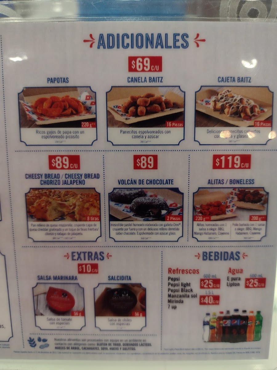 Domino's JB Lobos Photo Menu 1