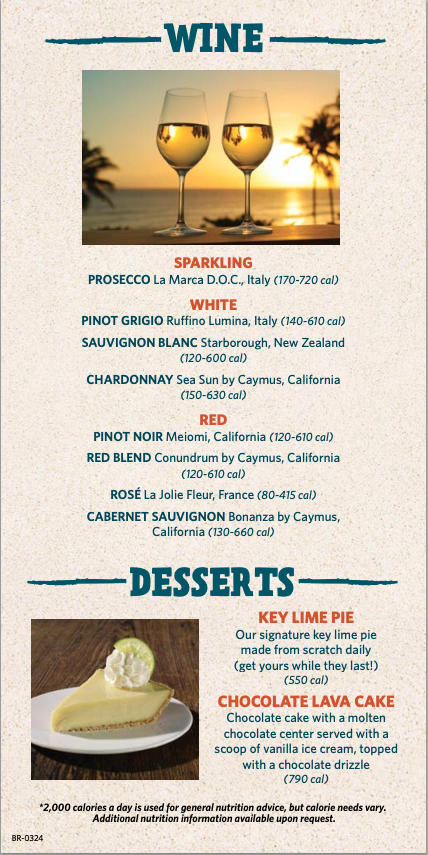 LandShark Bar & Grill - North Myrtle Beach Photo Menu 4