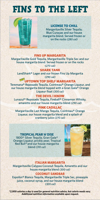 LandShark Bar & Grill - North Myrtle Beach Photo Menu 5
