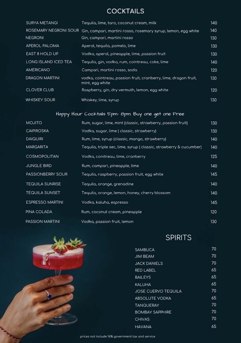 Blend Cafe Ubud Photo Menu 1