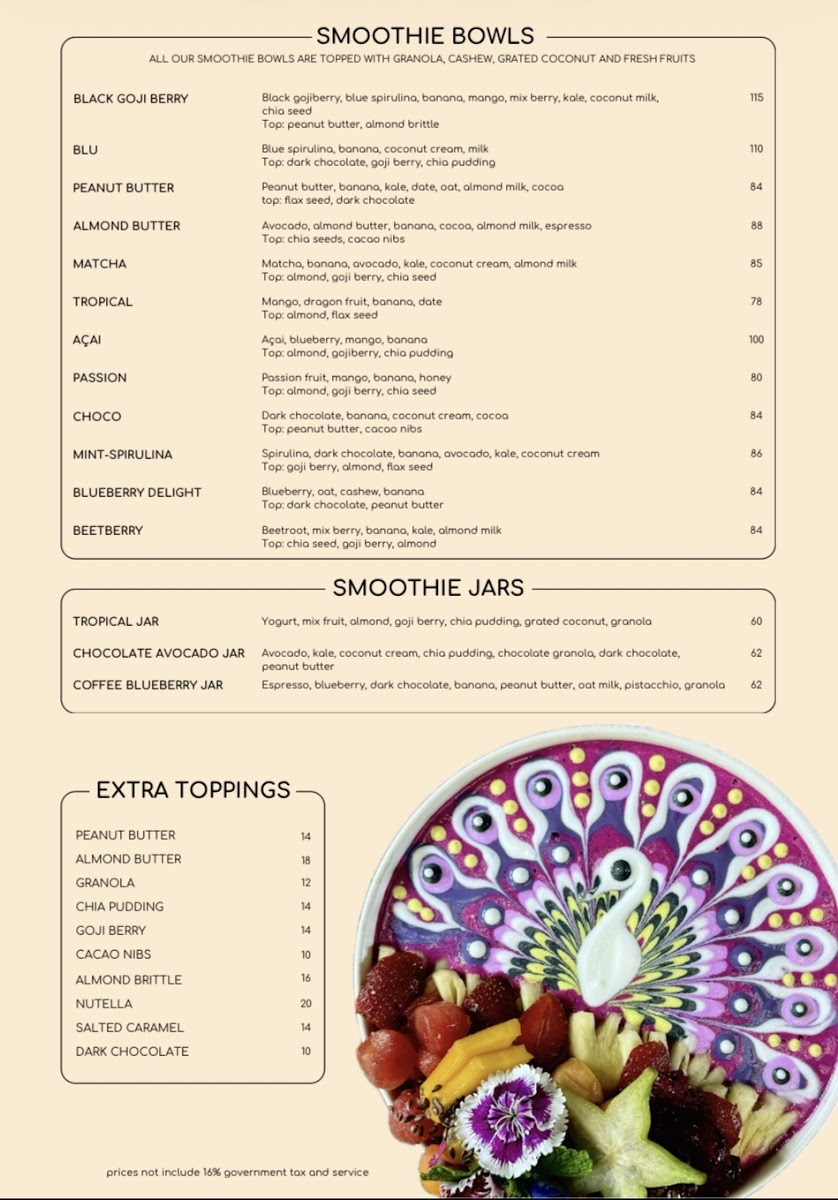 Blend Cafe Ubud Photo Menu 4