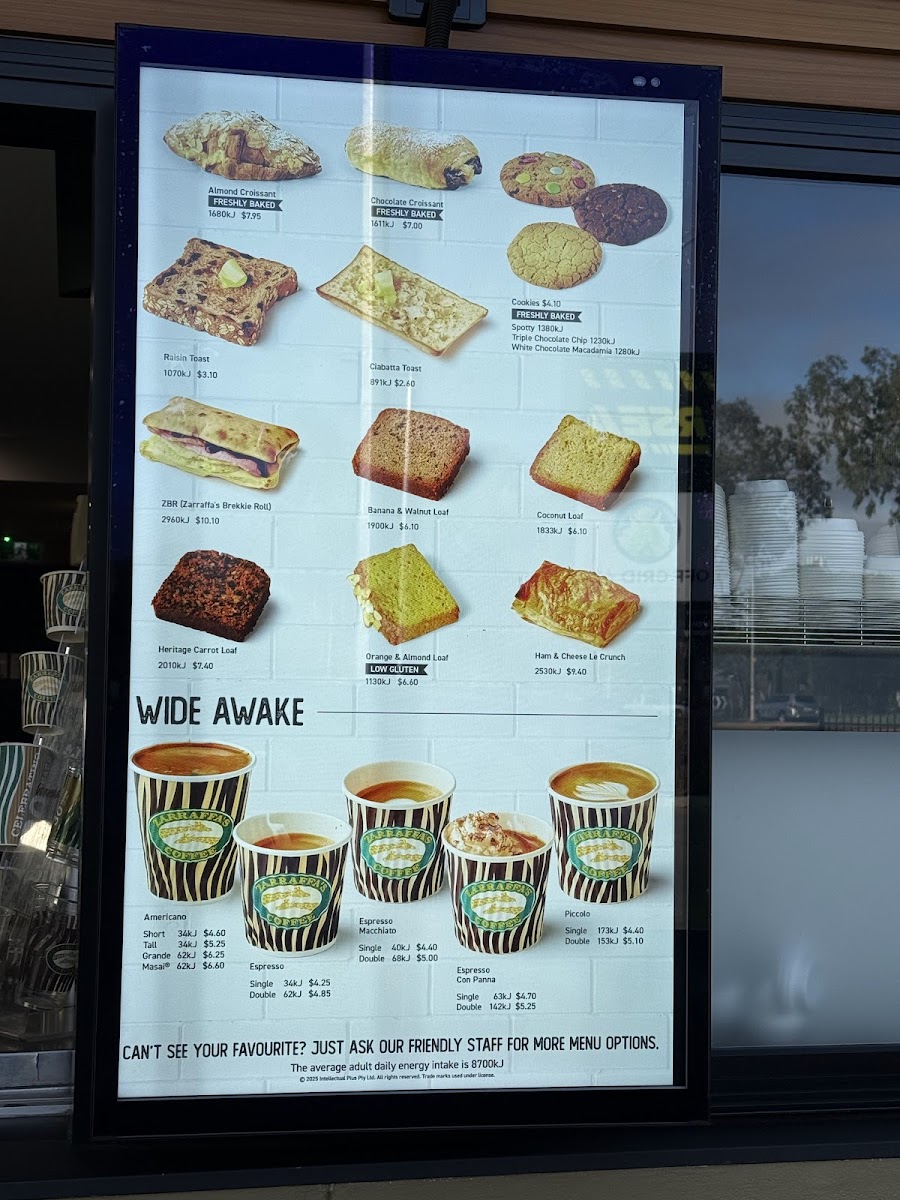Zarraffa's Coffee Munno Para Photo Menu 4