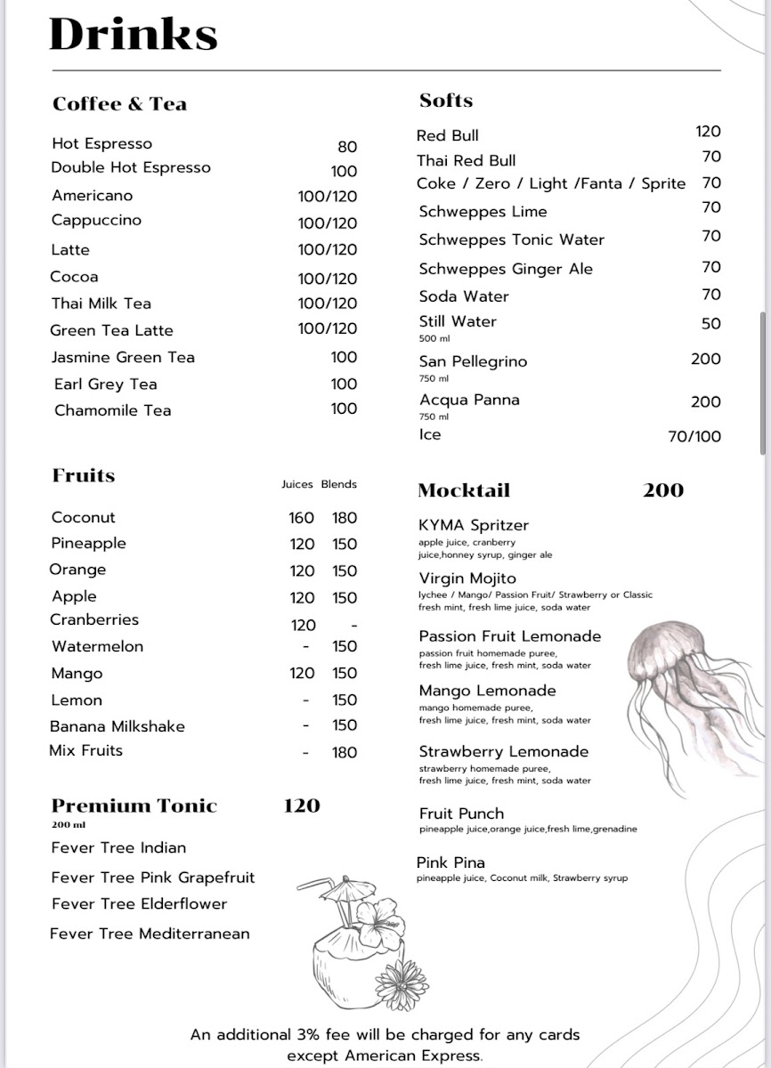 KYMA Beach Bar by Smigo‘s Photo Menu 3