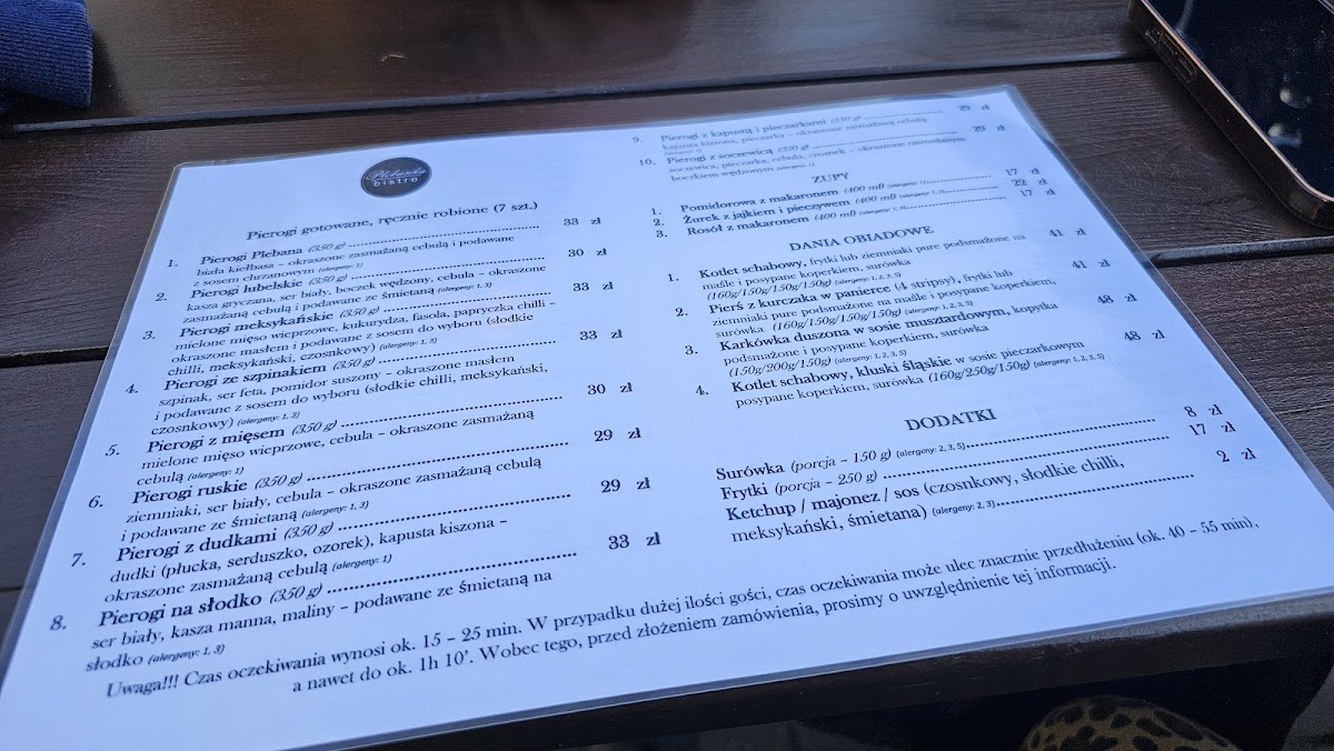 Plebanka Bistro Photo Menu 4