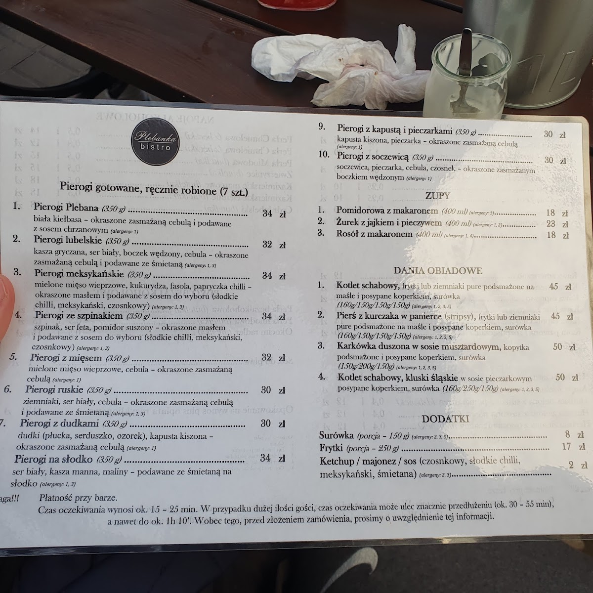 Plebanka Bistro Photo Menu 5