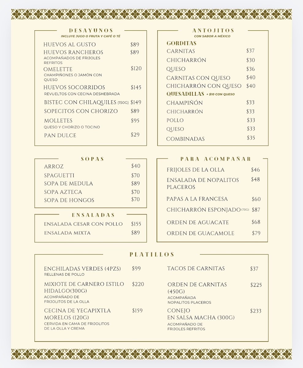 Villa Xinte Photo Menu 1