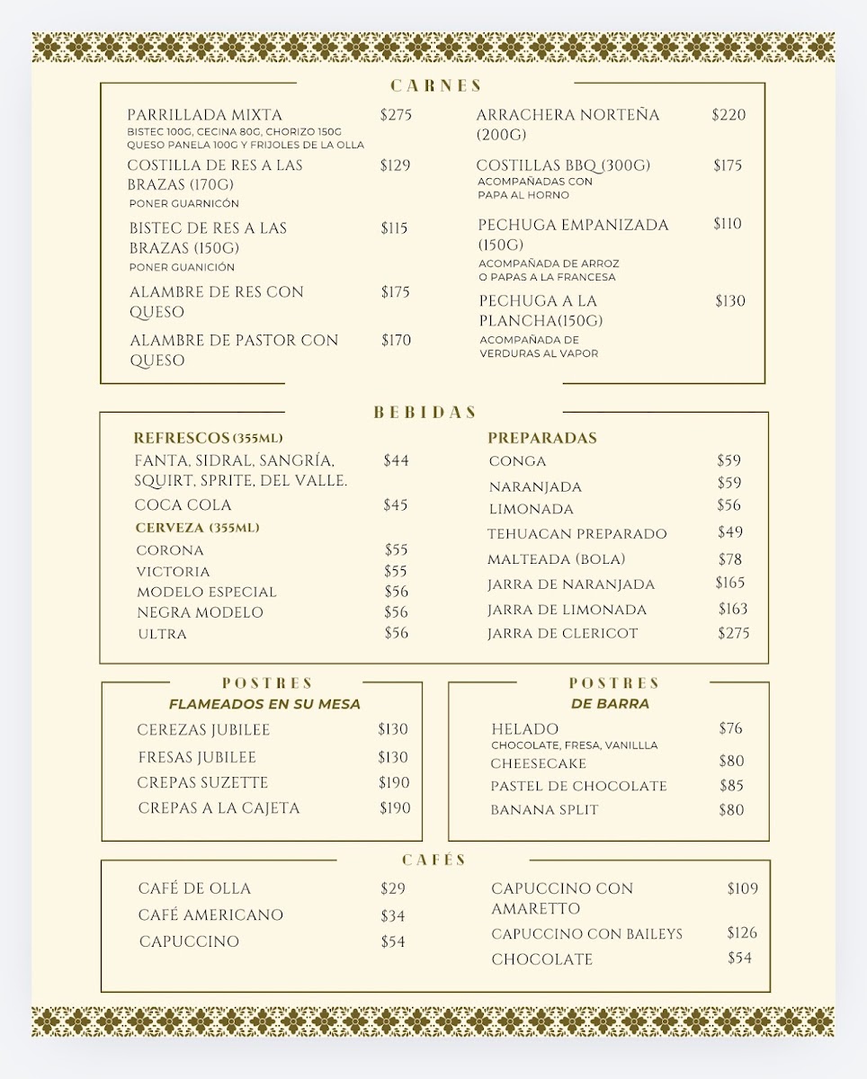 Villa Xinte Photo Menu 2