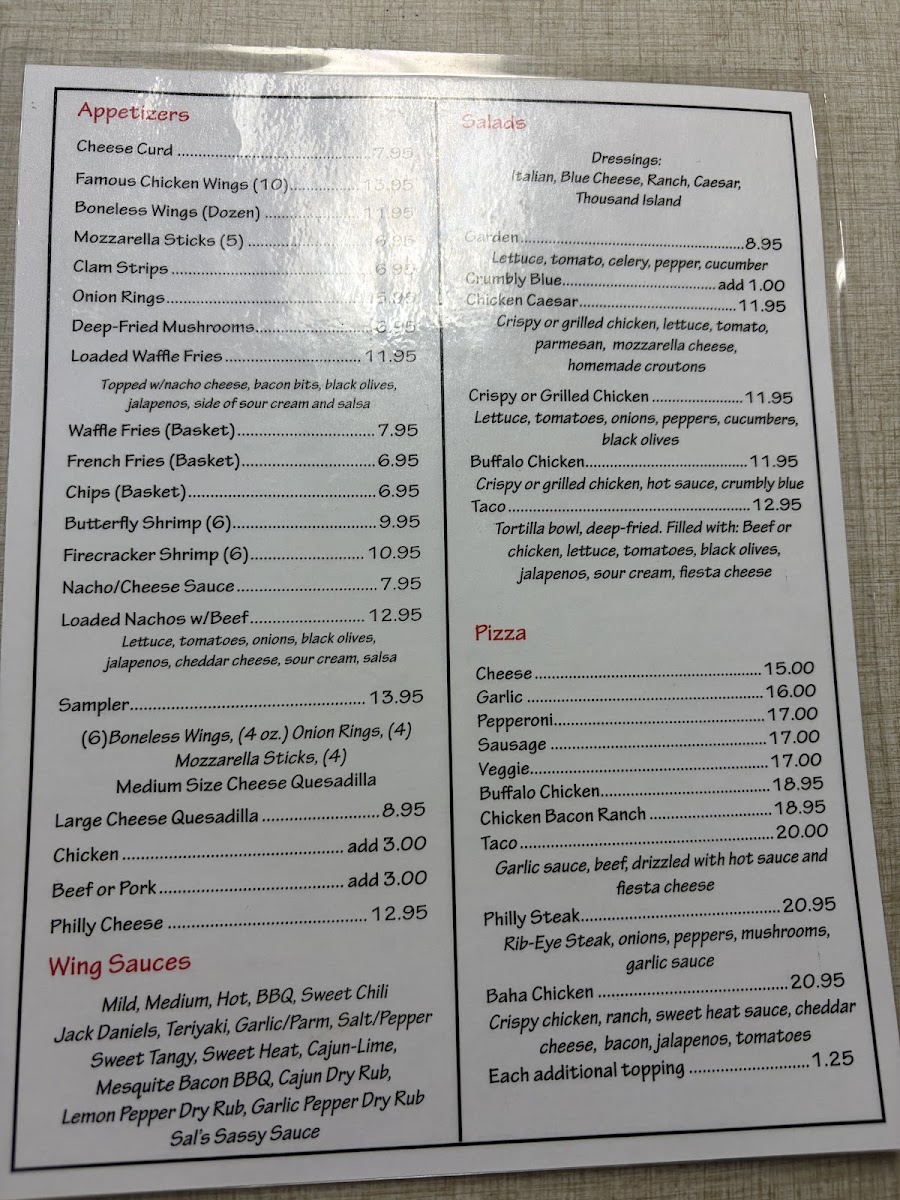 Muskies Sports Bar & Grill Photo Menu 2