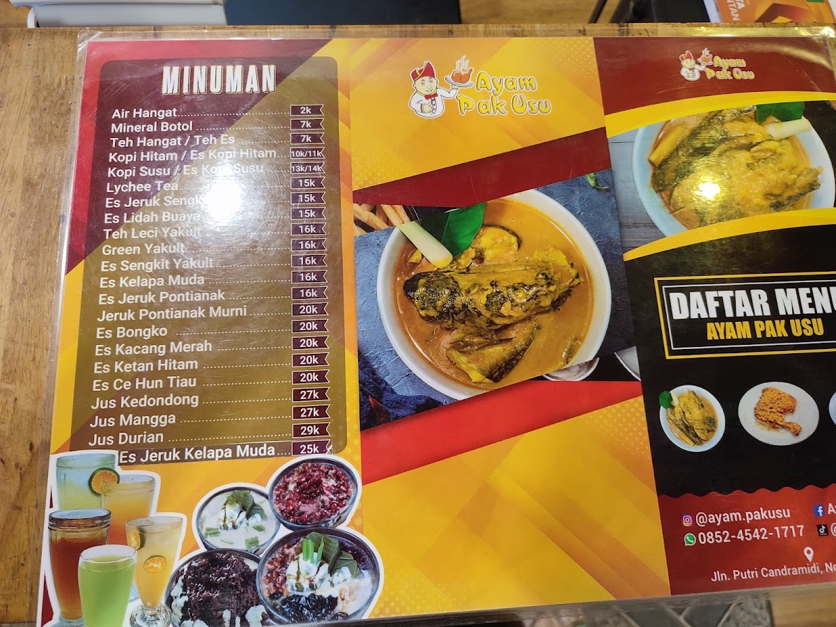 Ayam Pak Usu Photo Menu 5