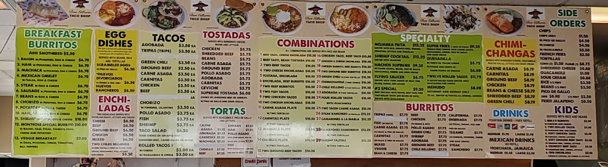 Don Gilberto Mexican Food Photo Menu 4