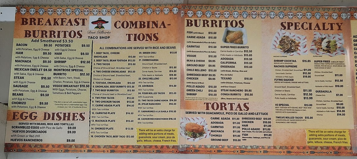 Don Gilberto Mexican Food Photo Menu 5