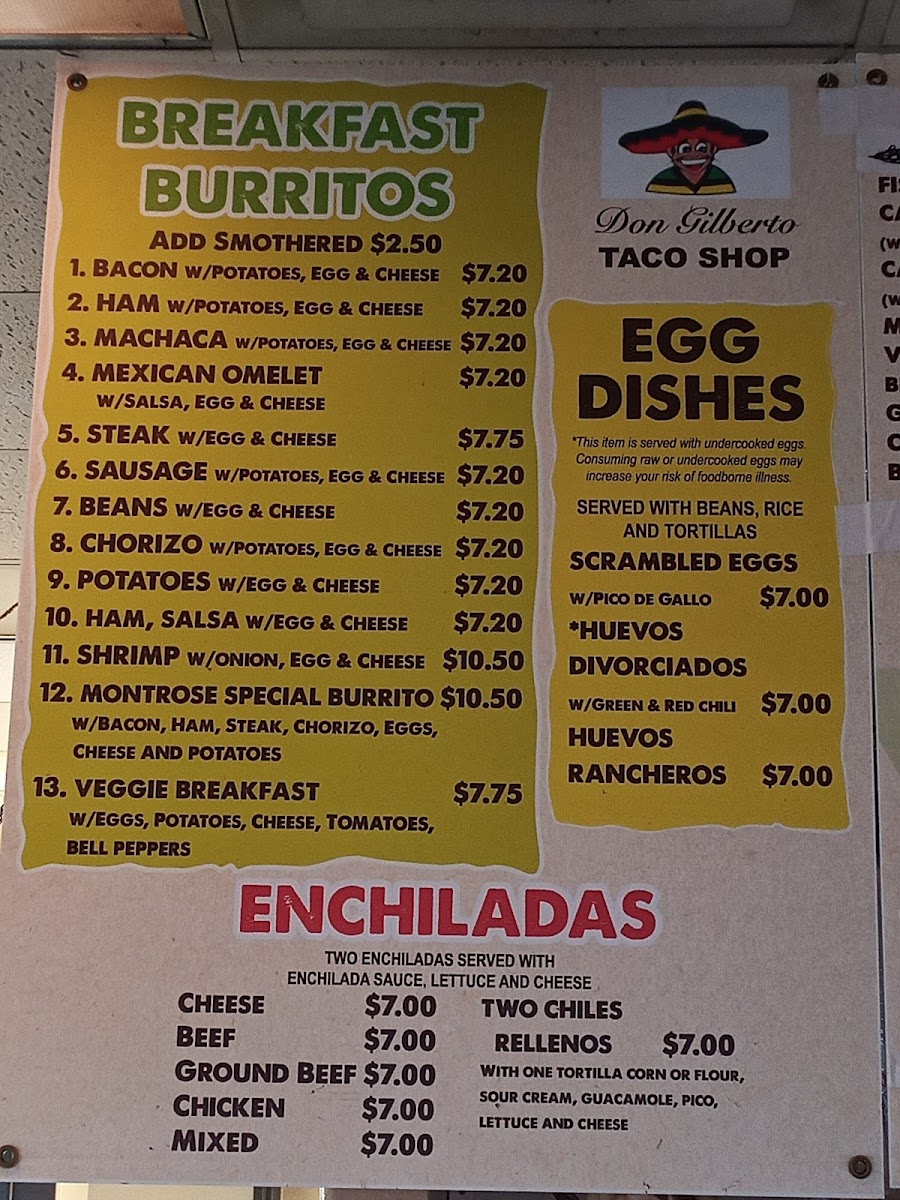 Don Gilberto Mexican Food Photo Menu 7