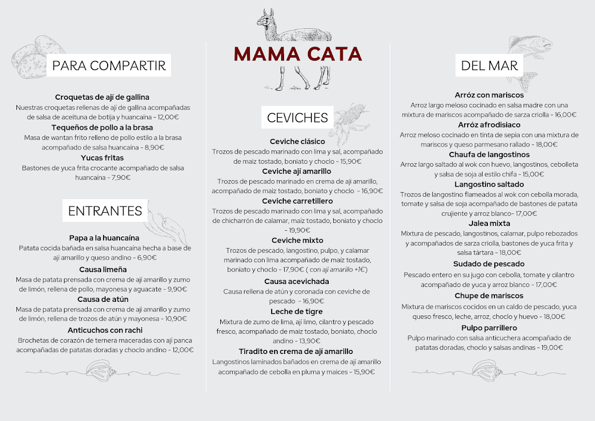 MAMA CATA Photo Menu 4