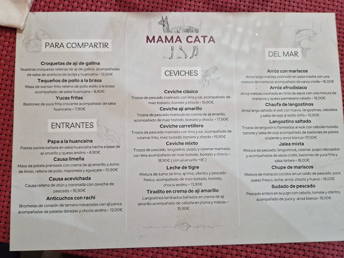 MAMA CATA Photo Menu 6