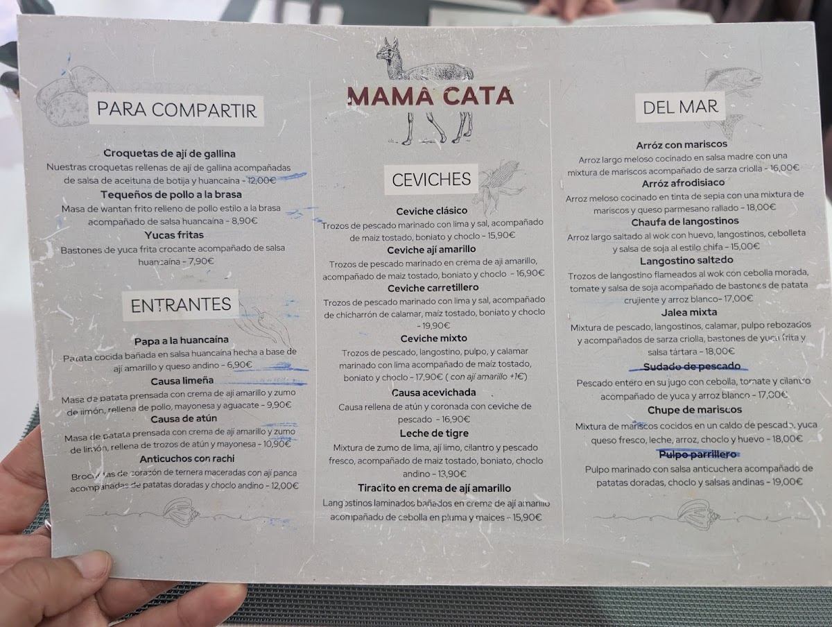 MAMA CATA Photo Menu 7