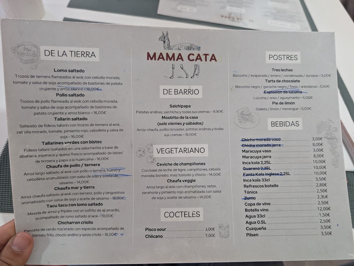 MAMA CATA Photo Menu 8