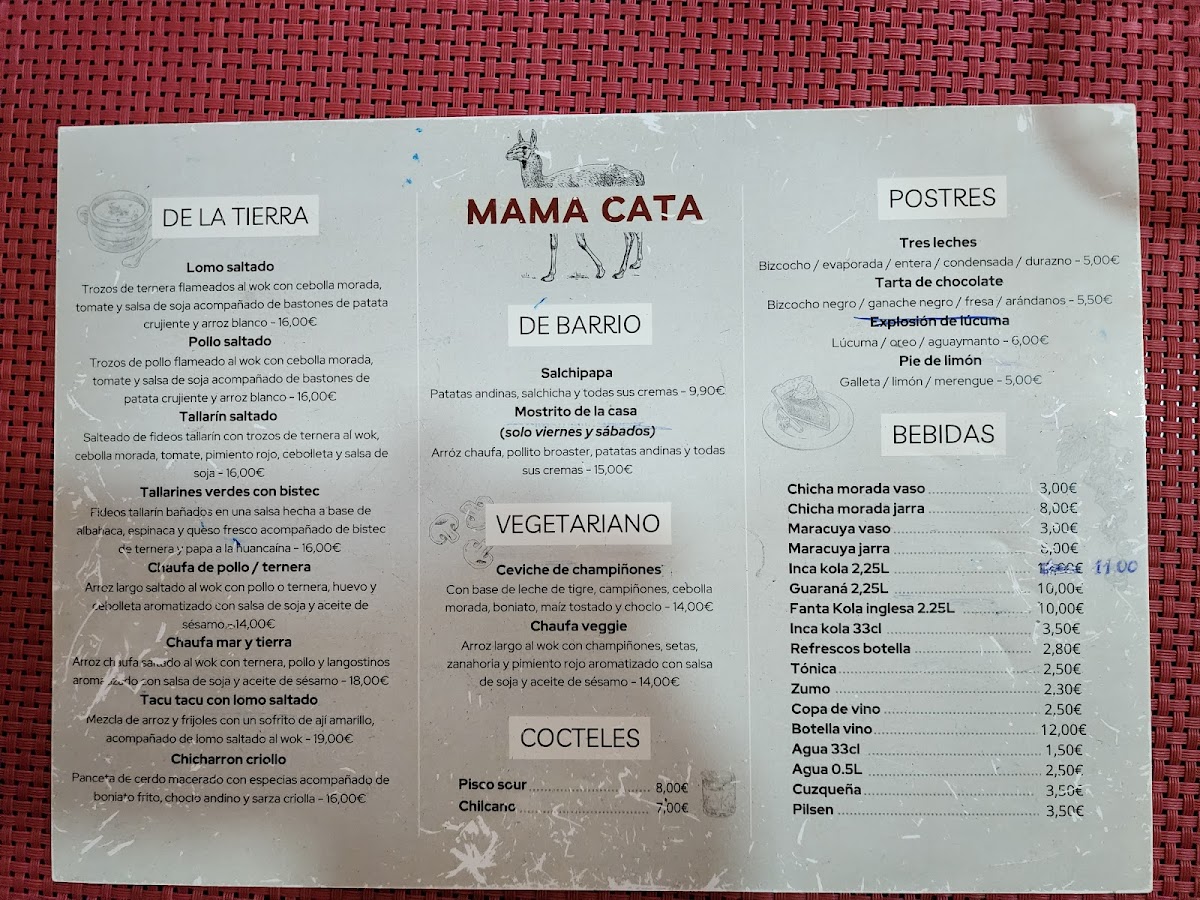 MAMA CATA Photo Menu 9