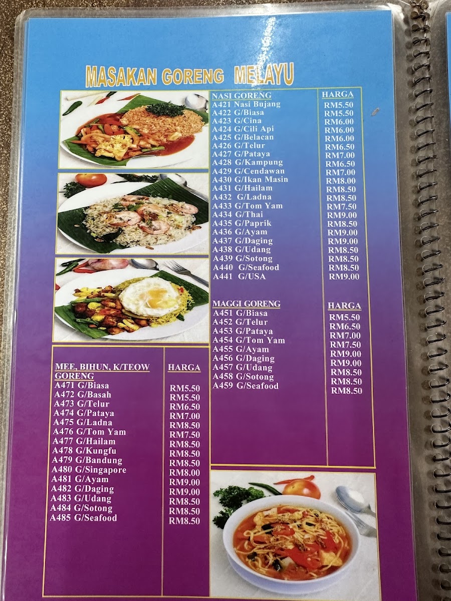 Hamza Cafe vs Kandar Photo Menu 3