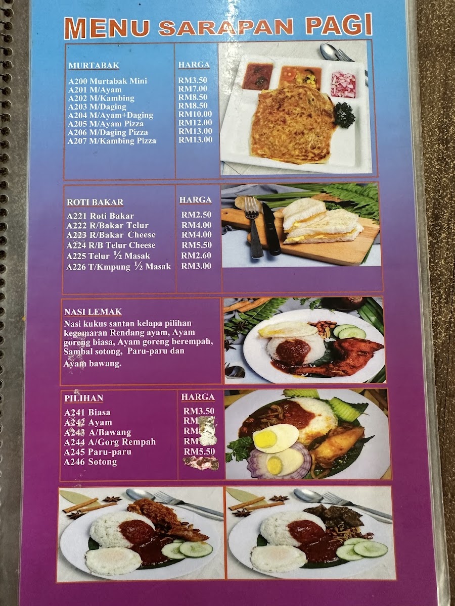 Hamza Cafe vs Kandar Photo Menu 8