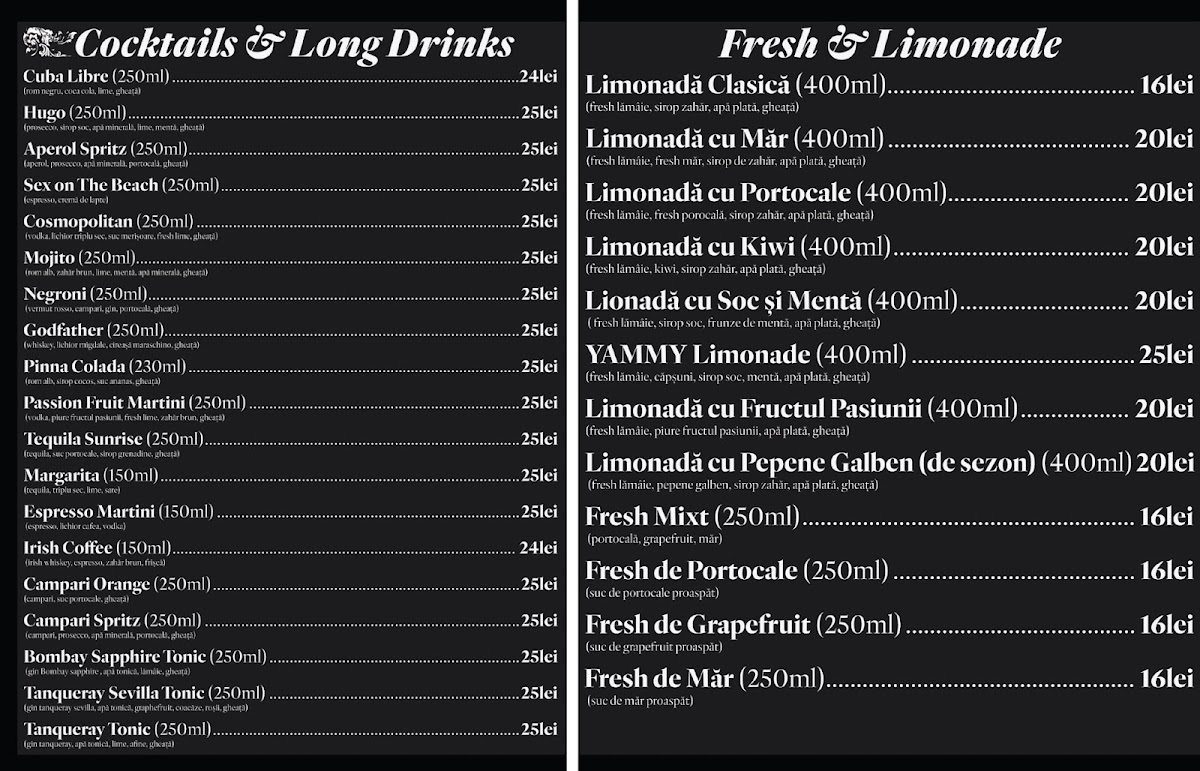 Alex Yammy | Food & Drinks Photo Menu 5