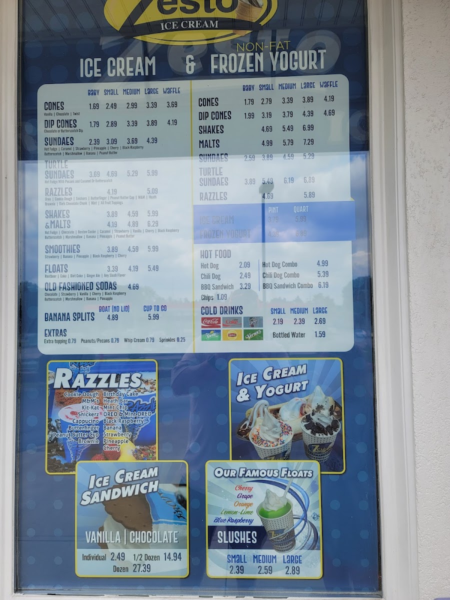 Zesto Ice Cream Photo Menu 3