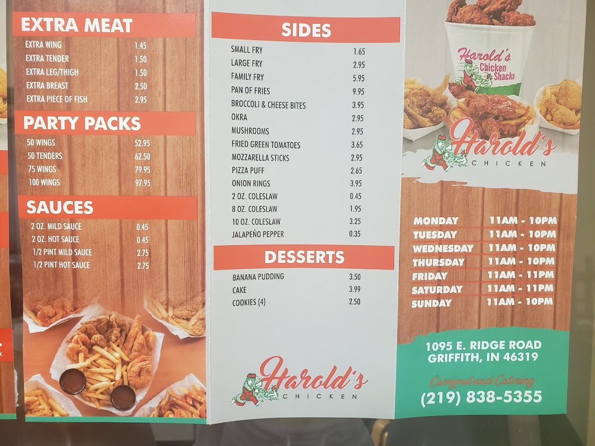 Harold's Chicken Shack #30 Photo Menu 4