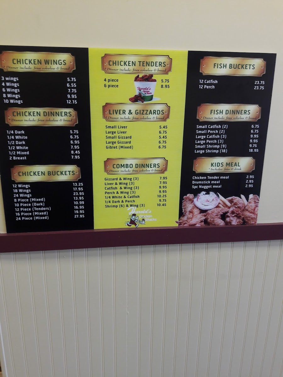 Harold's Chicken Shack #30 Photo Menu 5