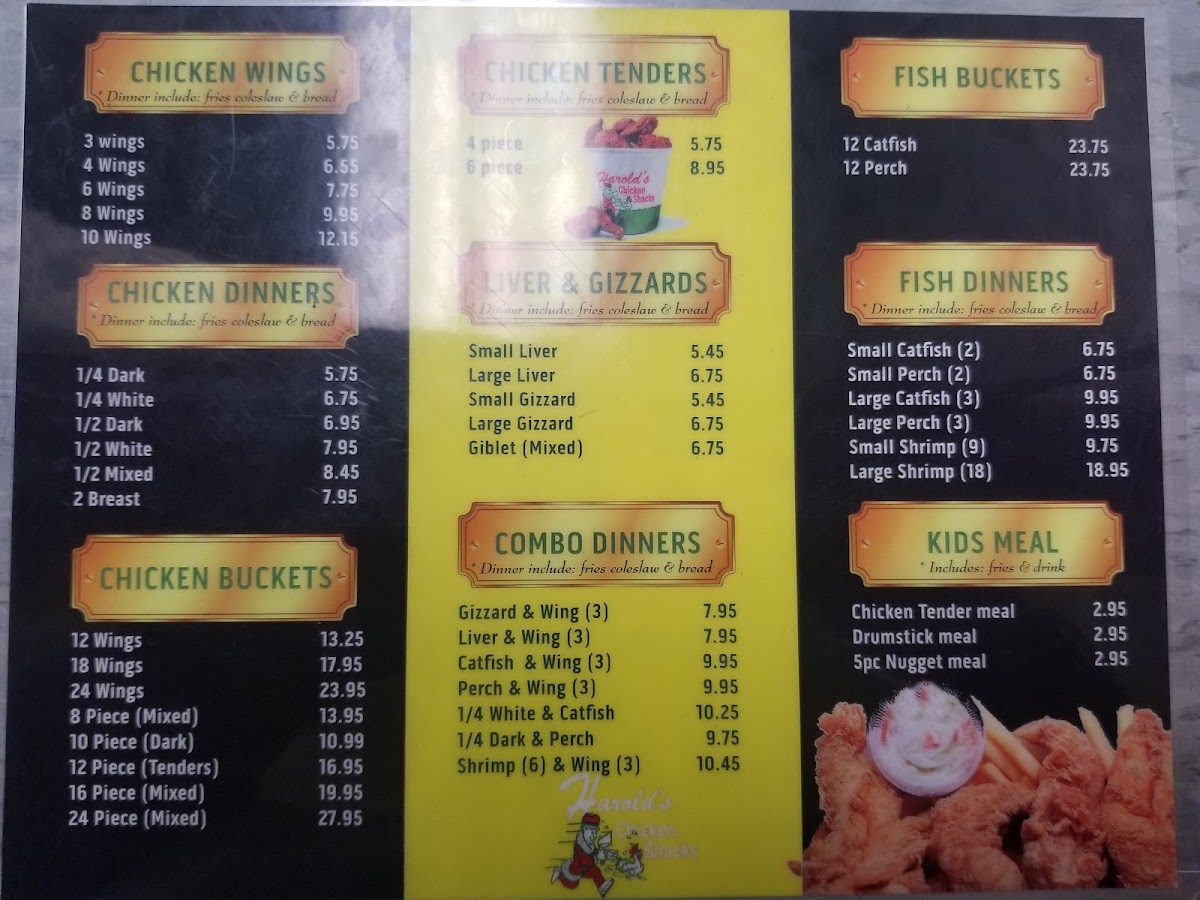 Harold's Chicken Shack #30 Photo Menu 6