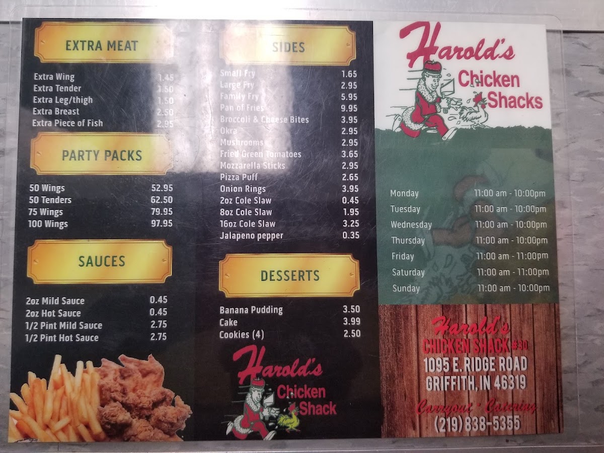Harold's Chicken Shack #30 Photo Menu 7