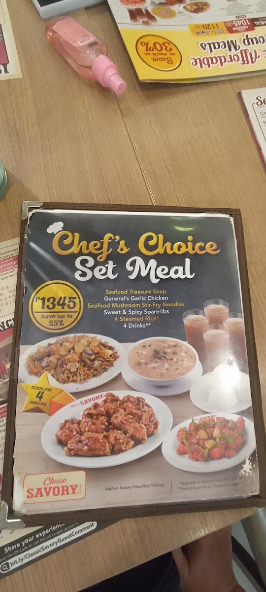 Classic Savory - SM City Valenzuela Photo Menu 1