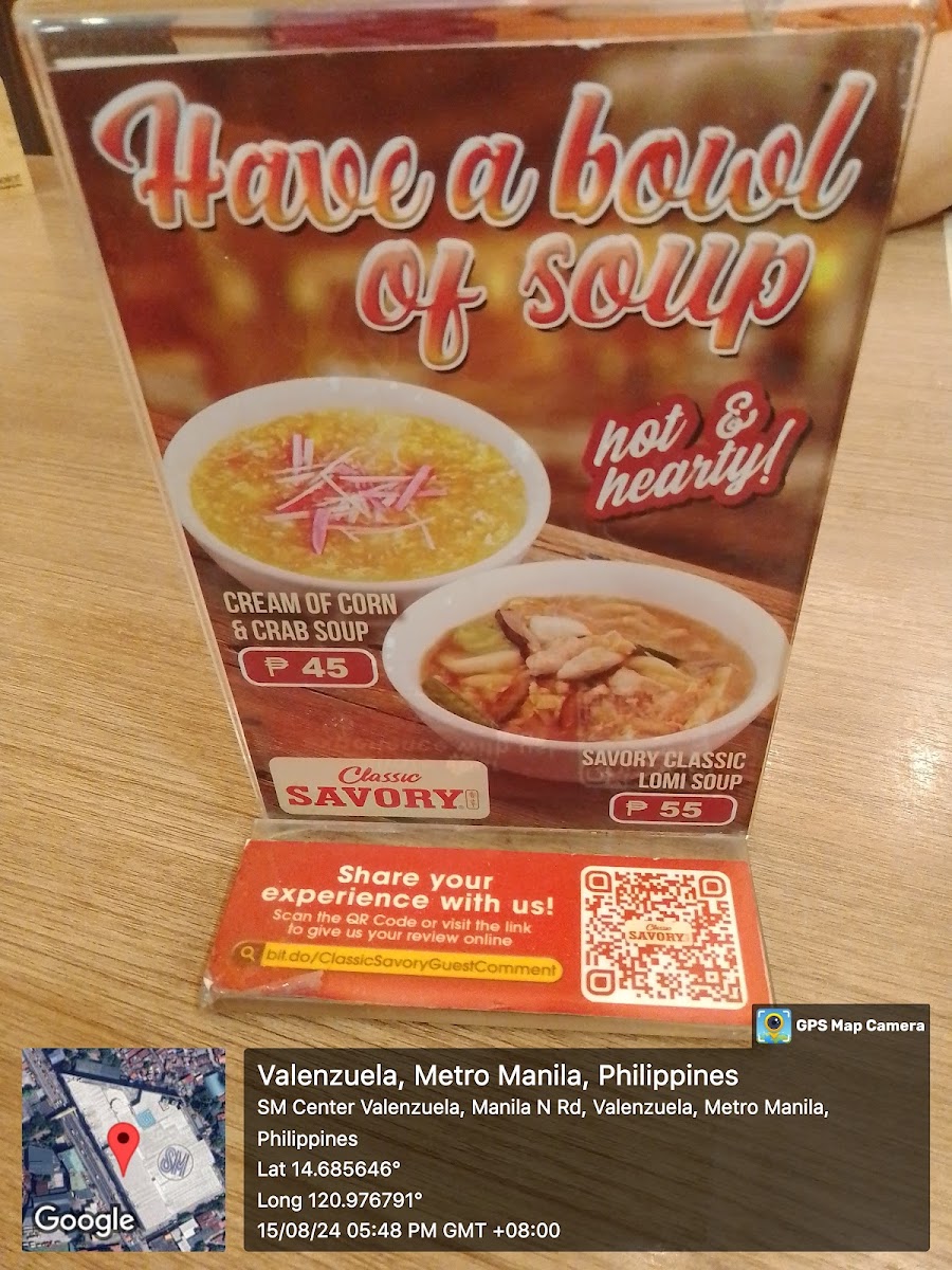 Classic Savory - SM City Valenzuela Photo Menu 2