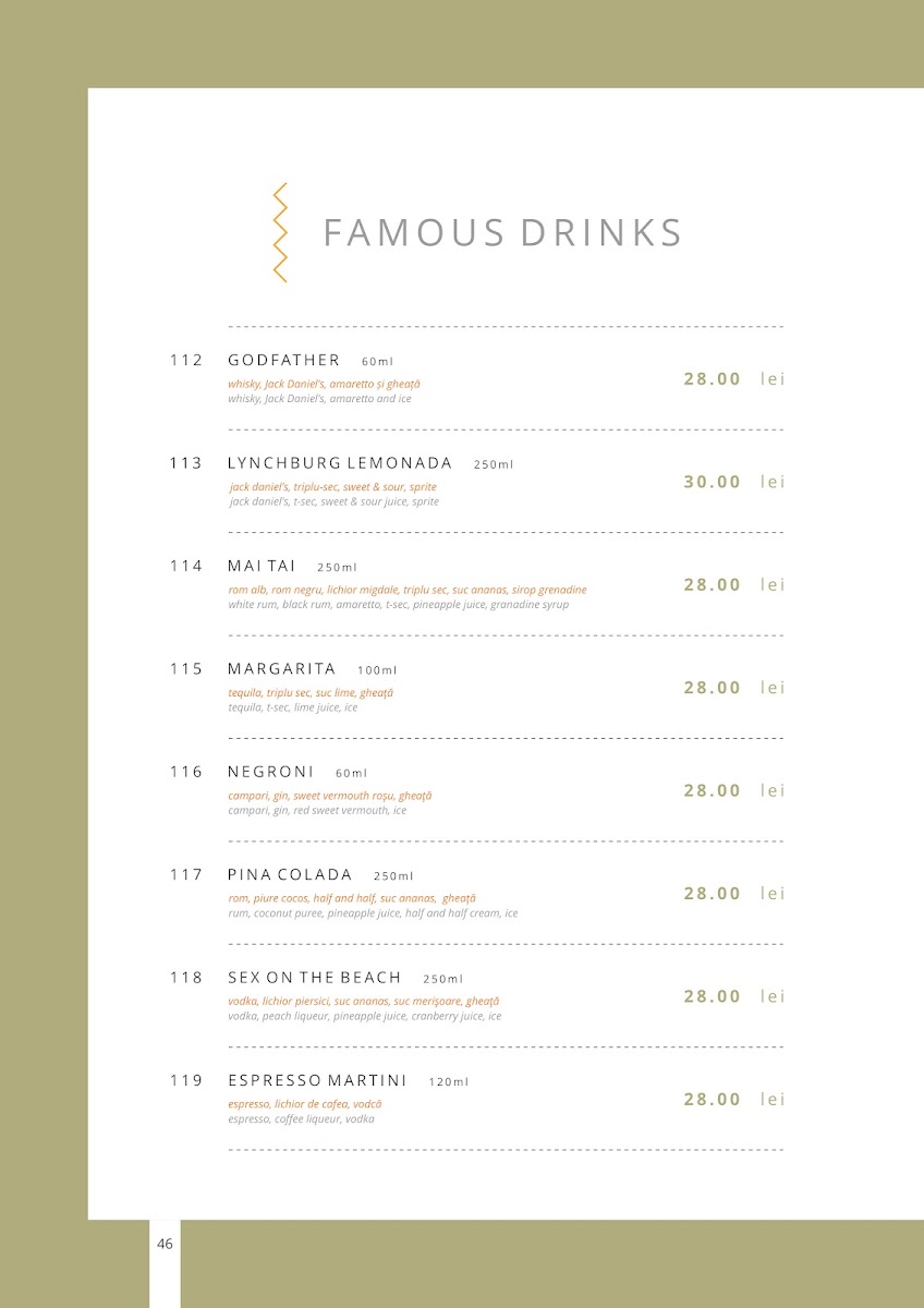 Noi Restaurant Photo Menu 1