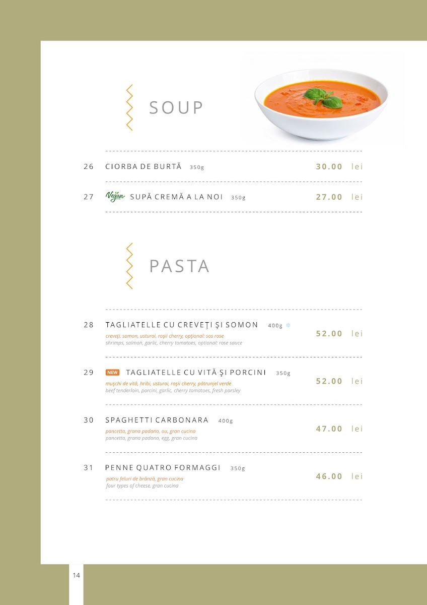 Noi Restaurant Photo Menu 2
