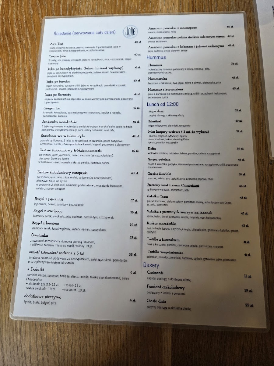 Jolie - Brasserie Cafe Photo Menu 10