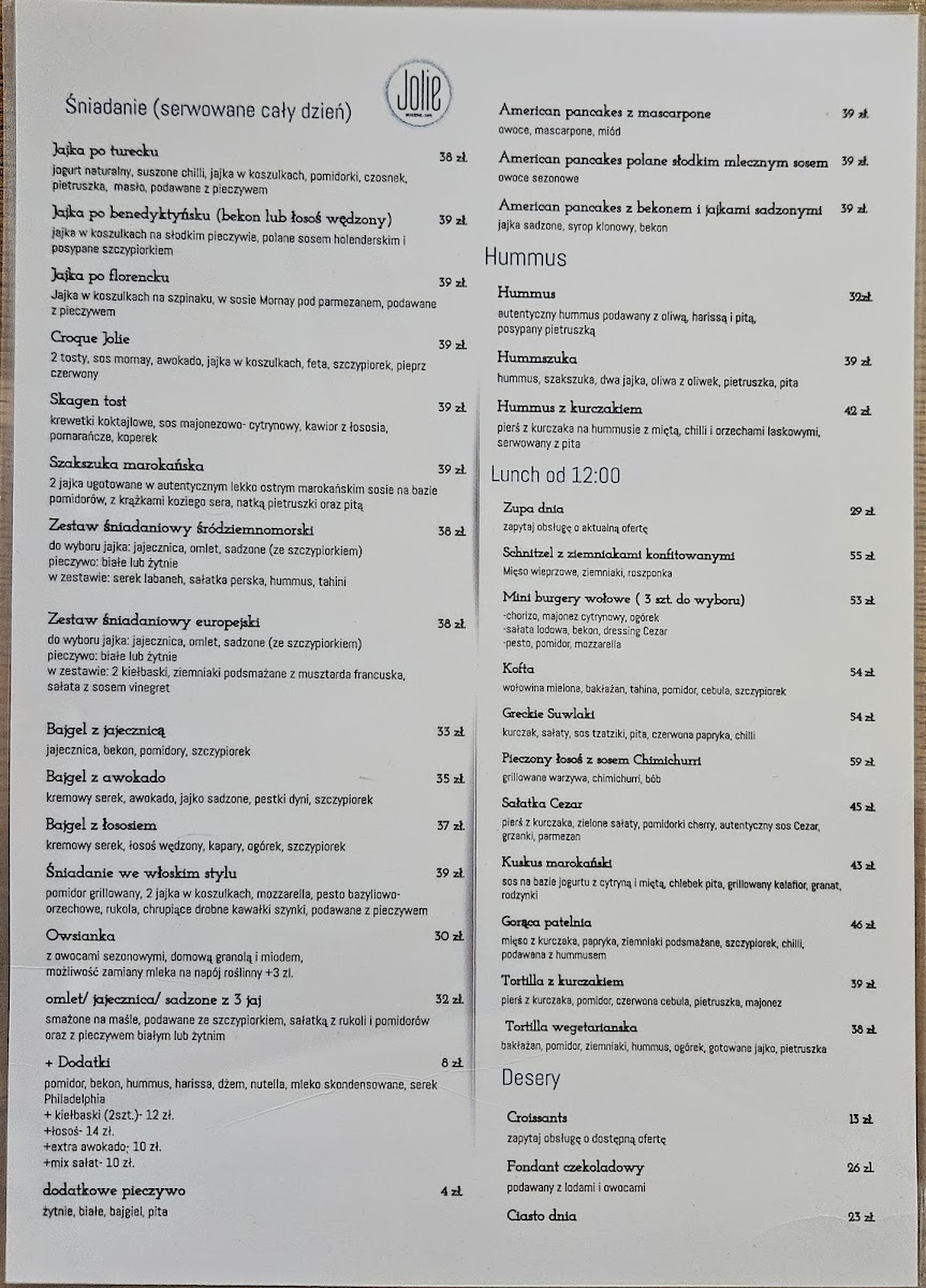 Jolie - Brasserie Cafe Photo Menu 5