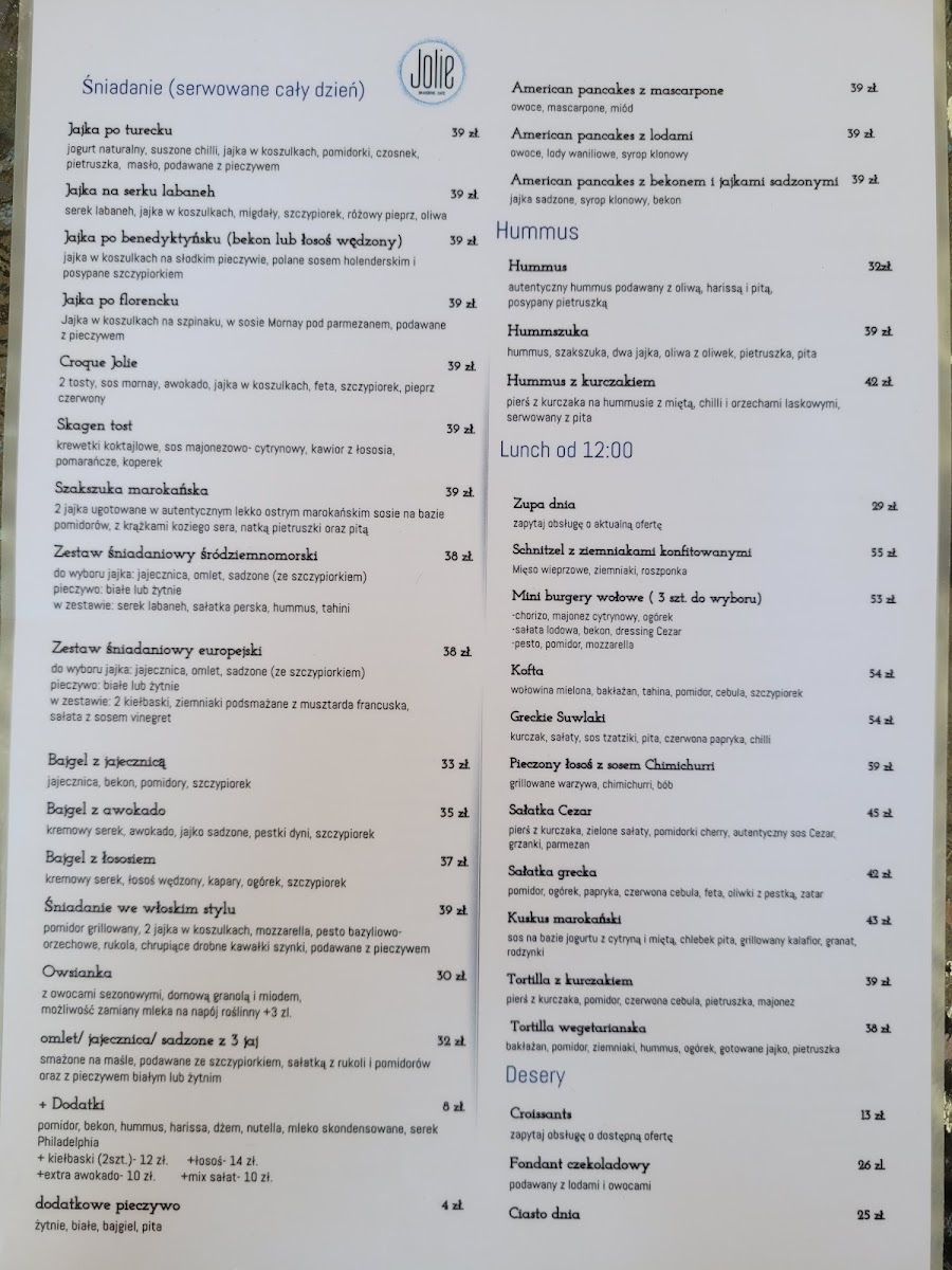 Jolie - Brasserie Cafe Photo Menu 8