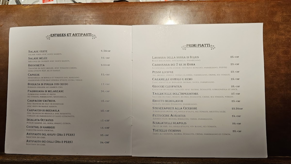 Pompeii Restaurant-pizzeria Photo Menu 2