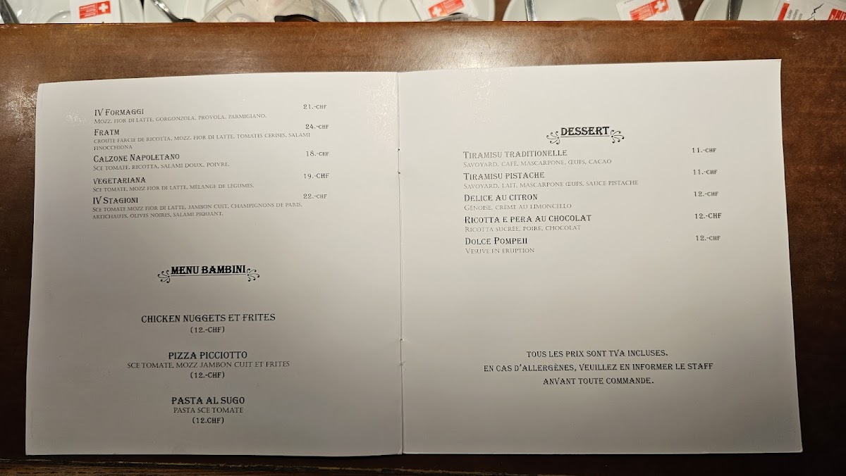 Pompeii Restaurant-pizzeria Photo Menu 4