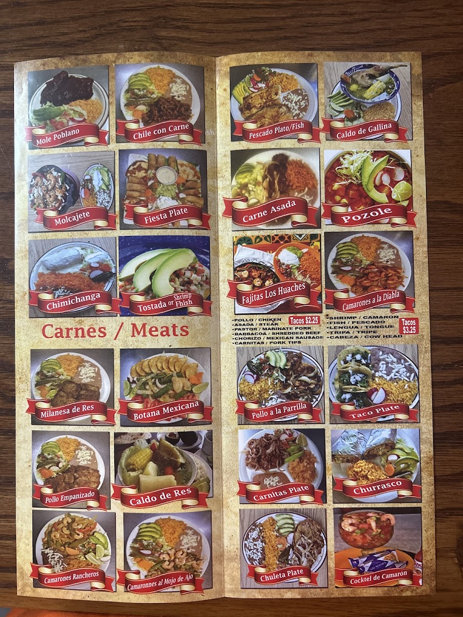 Tacos Los Huaches Mexican restaurant Photo Menu 5